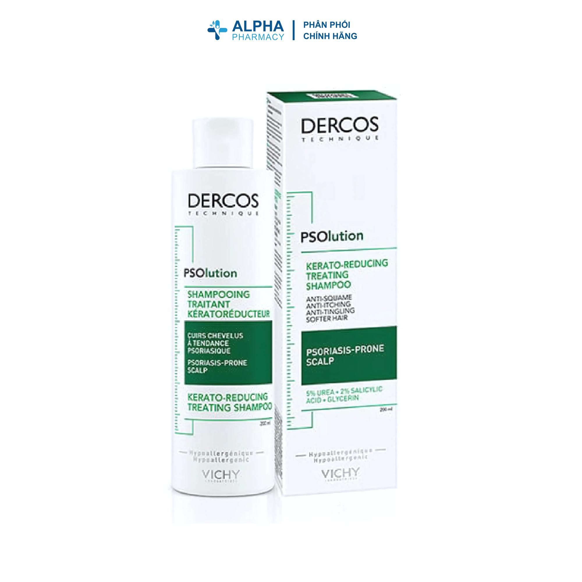 Dầu Gội Vichy Dercos Technique Psolution Shampoo Giảm Triệu Chứng Vảy Nến & Bong Tróc Da Đầu – 200ml - Image 4