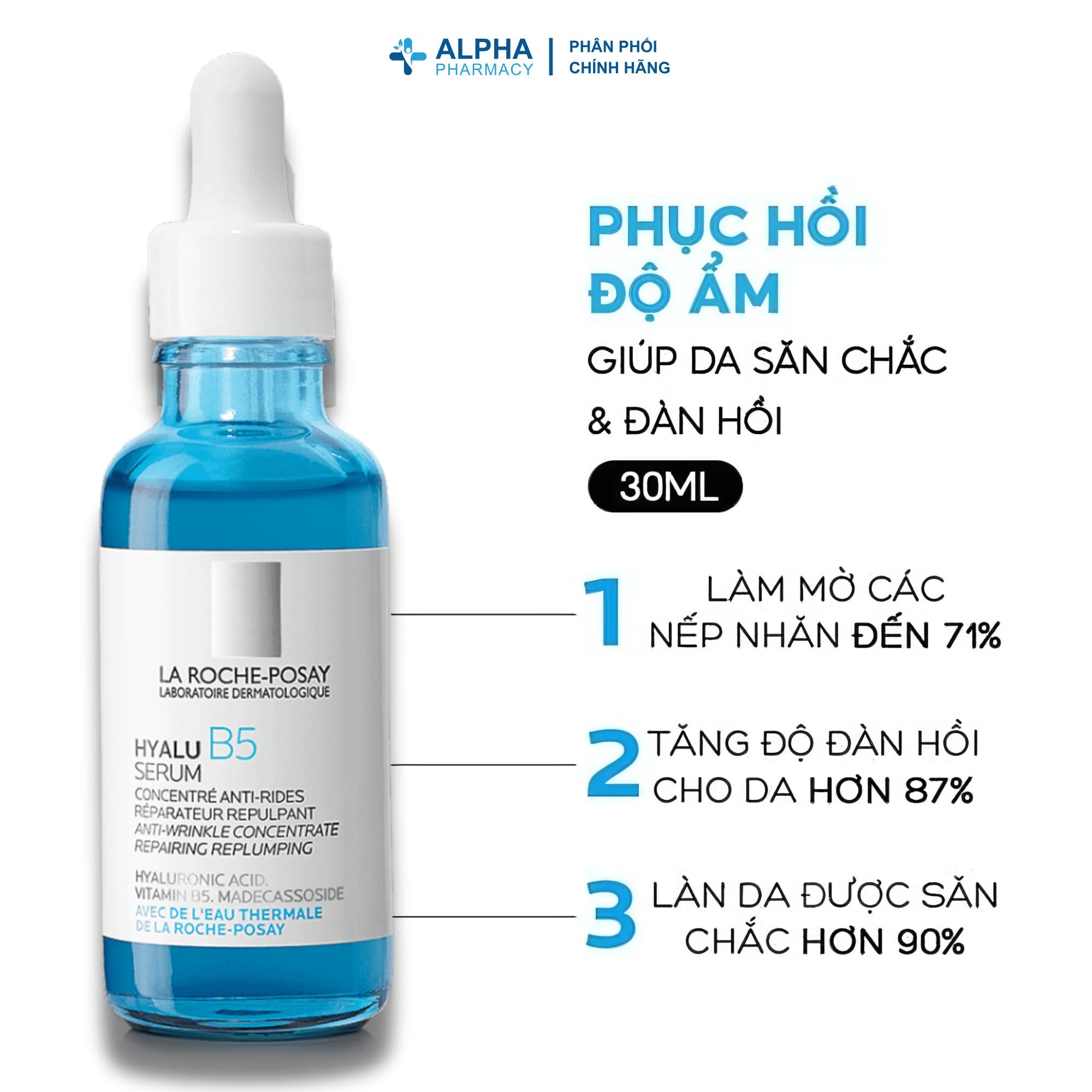 Dưỡng Chất Chuyên Sâu Giúp Hỗ Trợ Tái Tạo Da La Roche-Posay Hyalu B5 Serum - 30ml - Image 3