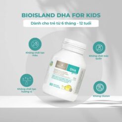Alternative view of Viên Uống BioIsland DHA For Kids Bổ Sung DHA Cho Trẻ, Hỗ Trợ Phát Triển Trí Não Và Thị Giác – Hộp 60 Viên