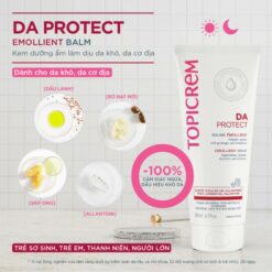 Alternative view of Kem Dưỡng Da Topicrem DA Protect Emollient Balm Cho Da Khô Và Da Cơ Địa - 75ml/200ml