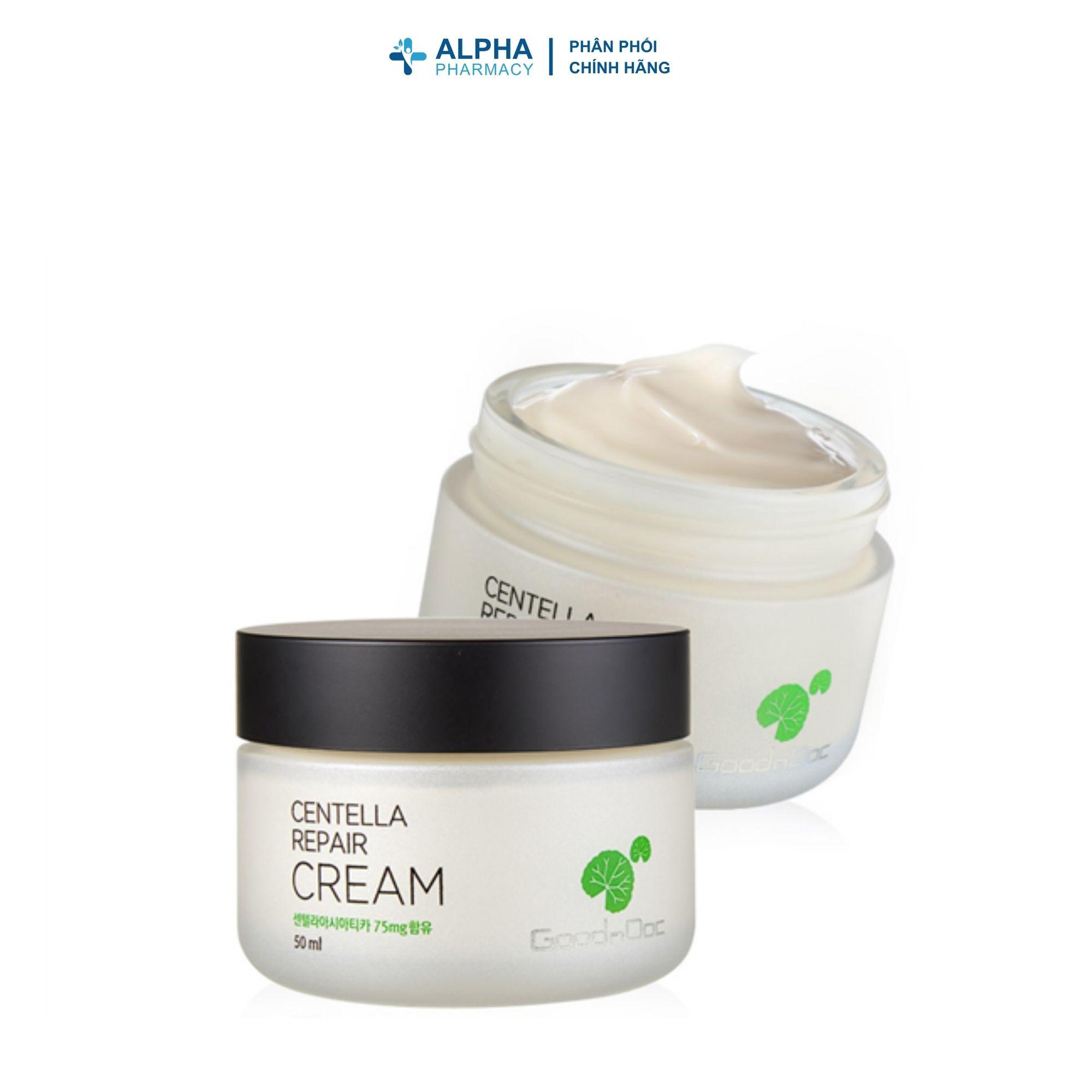 Kem Dưỡng Ẩm GoodnDoc Centella Rau Má Phục Hồi Da, Làm Dịu Da – 50ml - Image 2