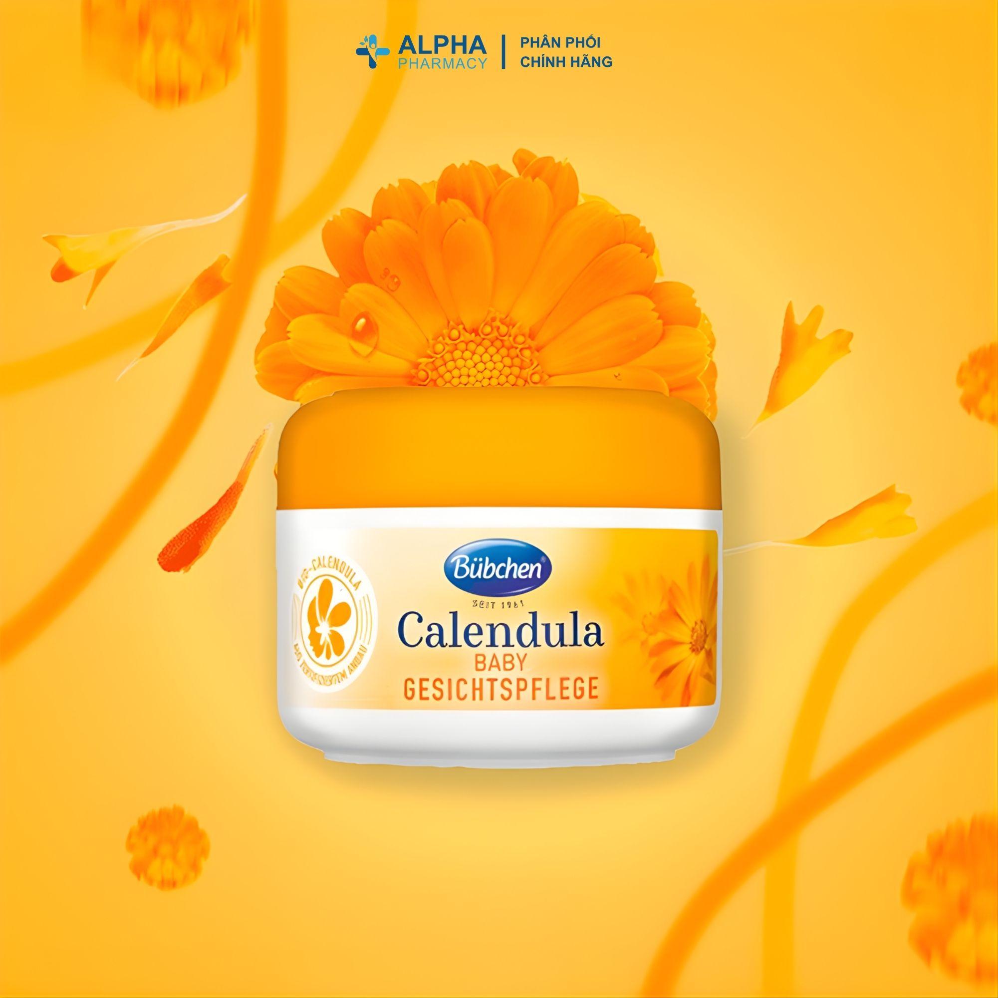 Kem Dưỡng Da Mặt Chiết Xuất Hoa Cúc Hữu Cơ Bubchen Calendula Gesichtspflege – 75ml - Image 4