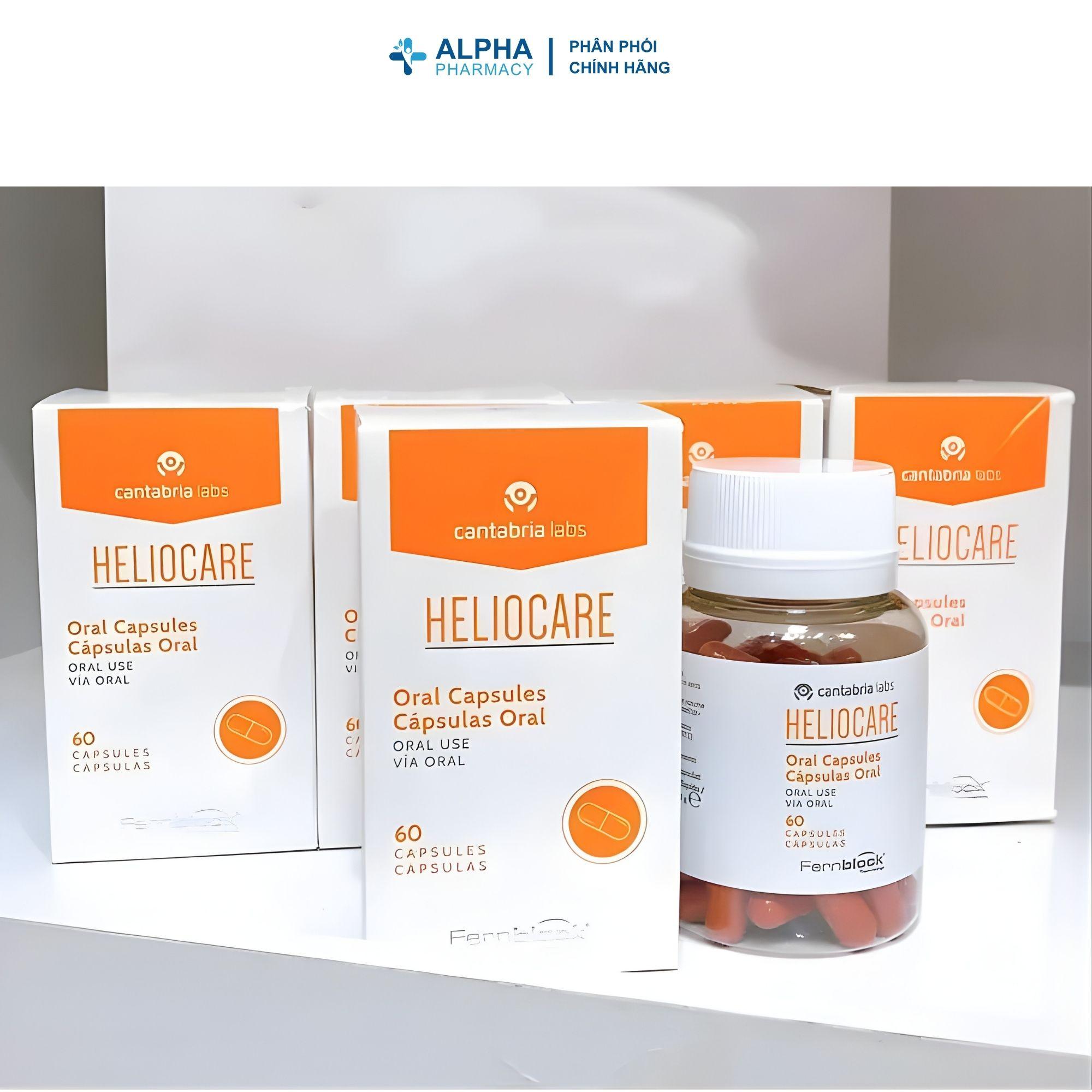 Viên Uống Heliocare Capsulas Oral Hỗ Trợ Chống Nắng, Bảo Vệ Da Từ Bên Trong – Hộp 60 Viên Nang - Image 3