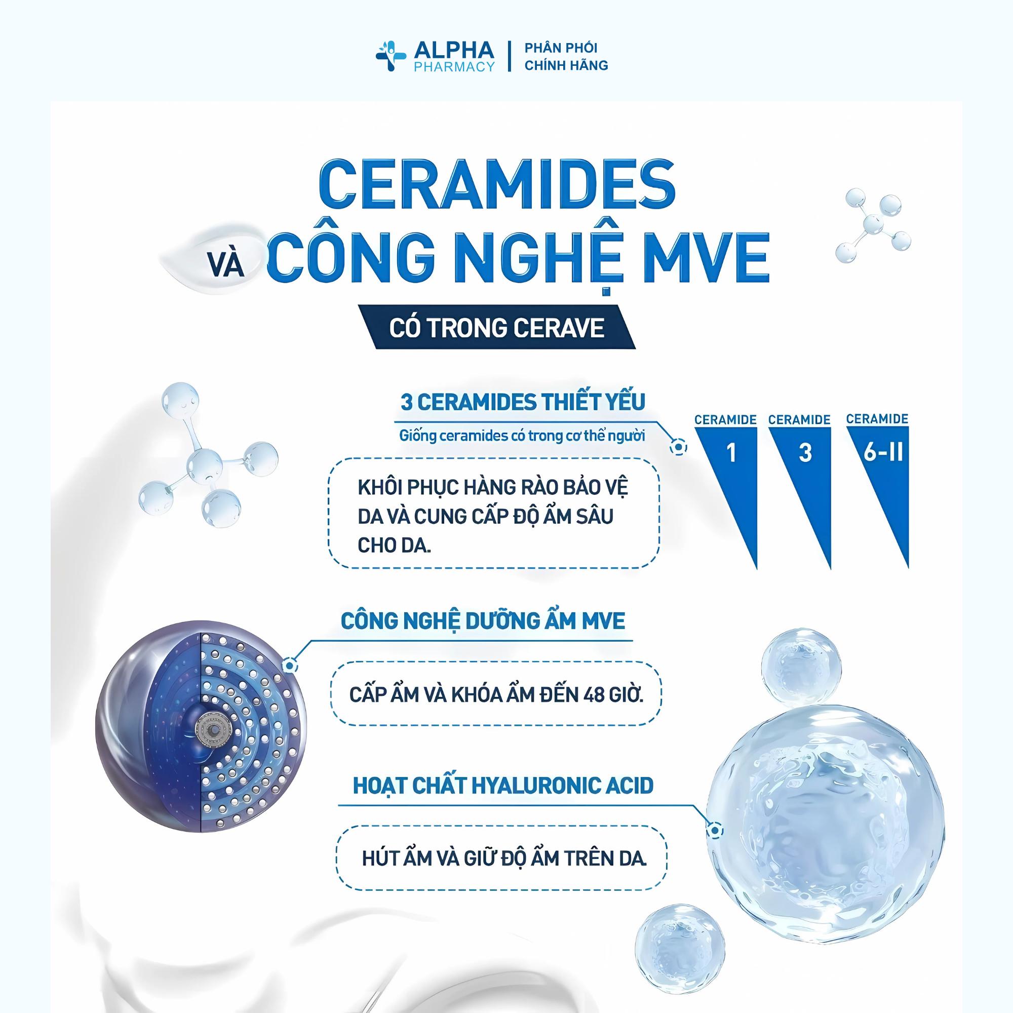 Kem Dưỡng Ẩm Cerave Moisturising Cream Cho Da Nứt Nẻ & Viêm Da Cơ Địa - 50ml/340g/454g - Image 4