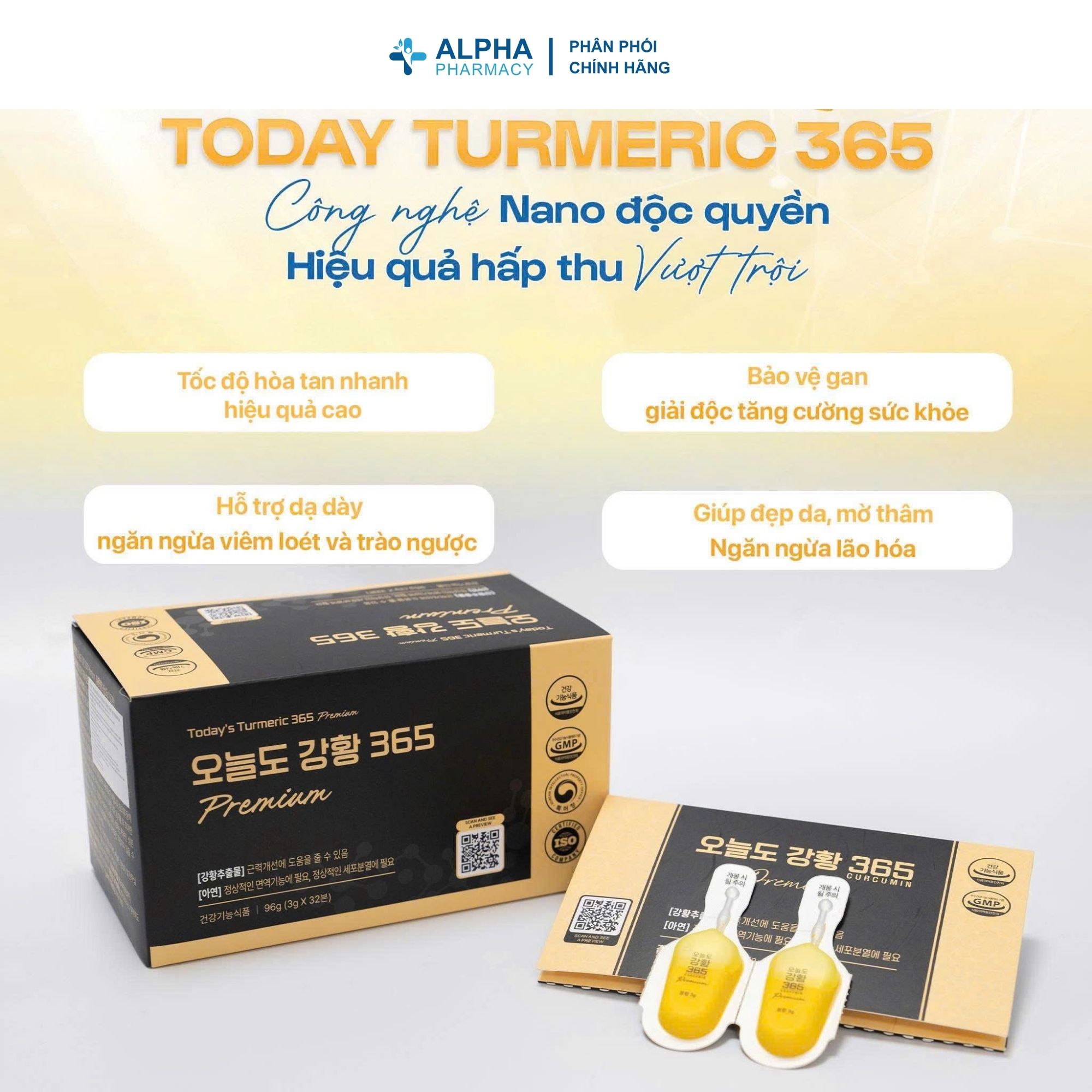 Tinh Nghệ Nano Today Turmeric 365 Premium Hàn Quốc - 32 Tép - Image 2
