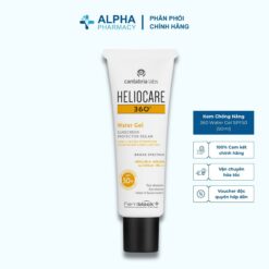 Kem Chống Nắng Heliocare 360 Water Gel SPF50 Dưỡng Ẩm, Chống Nắng Hiệu Quả – 50ml