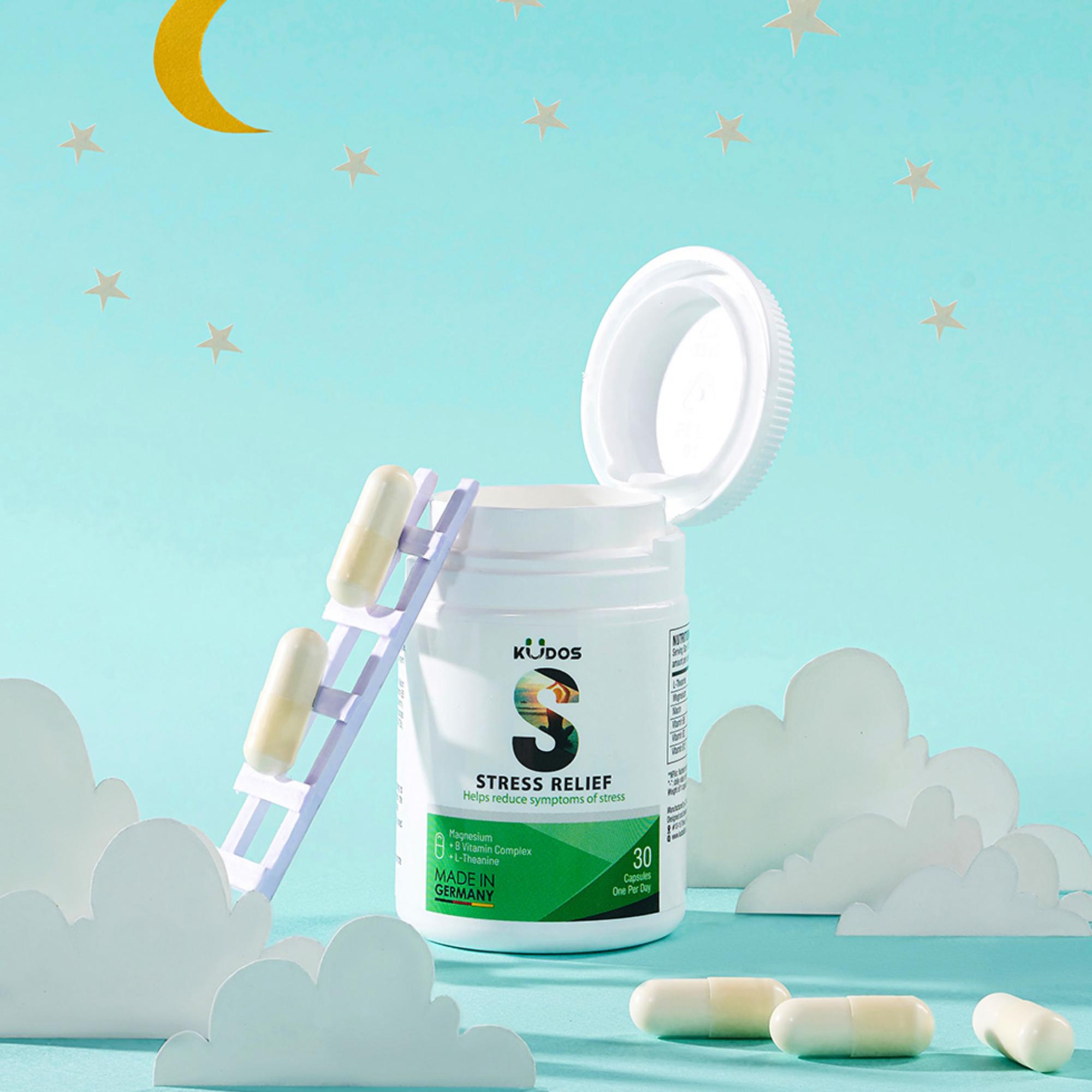 Viên Uống Kudos Stress Relief Hỗ Trợ Giảm Căng Thẳng (Hộp 30 viên) - Image 3