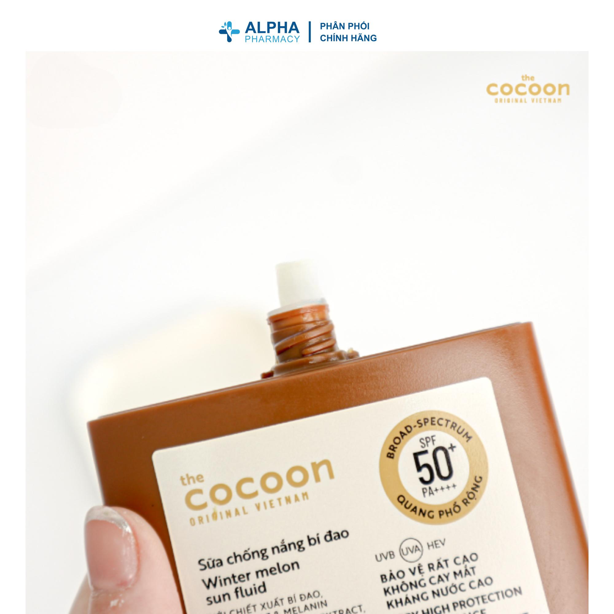 Sữa Chống Nắng Cocoon Bí Đao Quang Phổ Rộng SPF50+ PA++++ – 50ml - Image 2