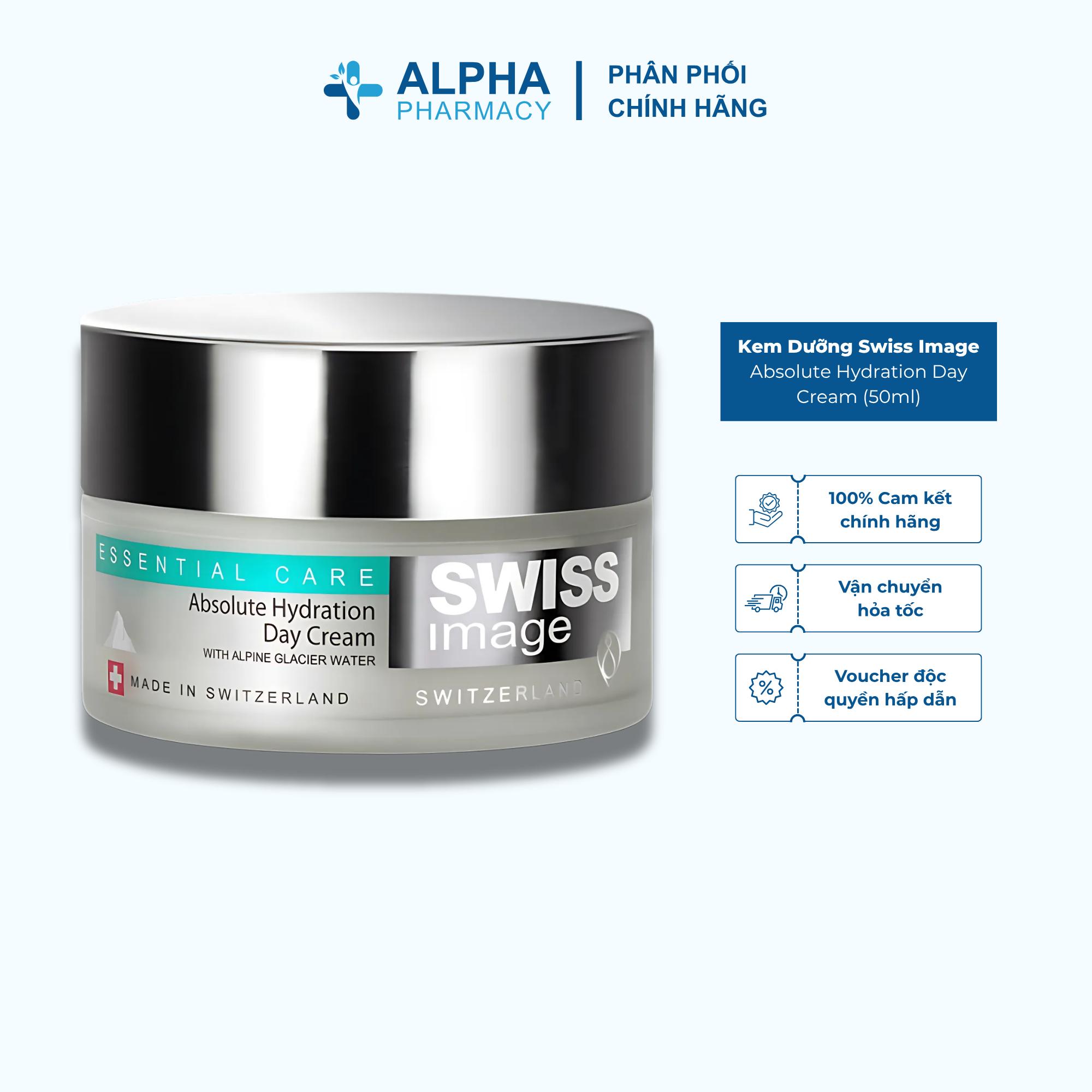 Kem Dưỡng Swiss Image Absolute Hydration Day Cream Dưỡng Ẩm & Chống Nắng Ban Ngày – 50ml