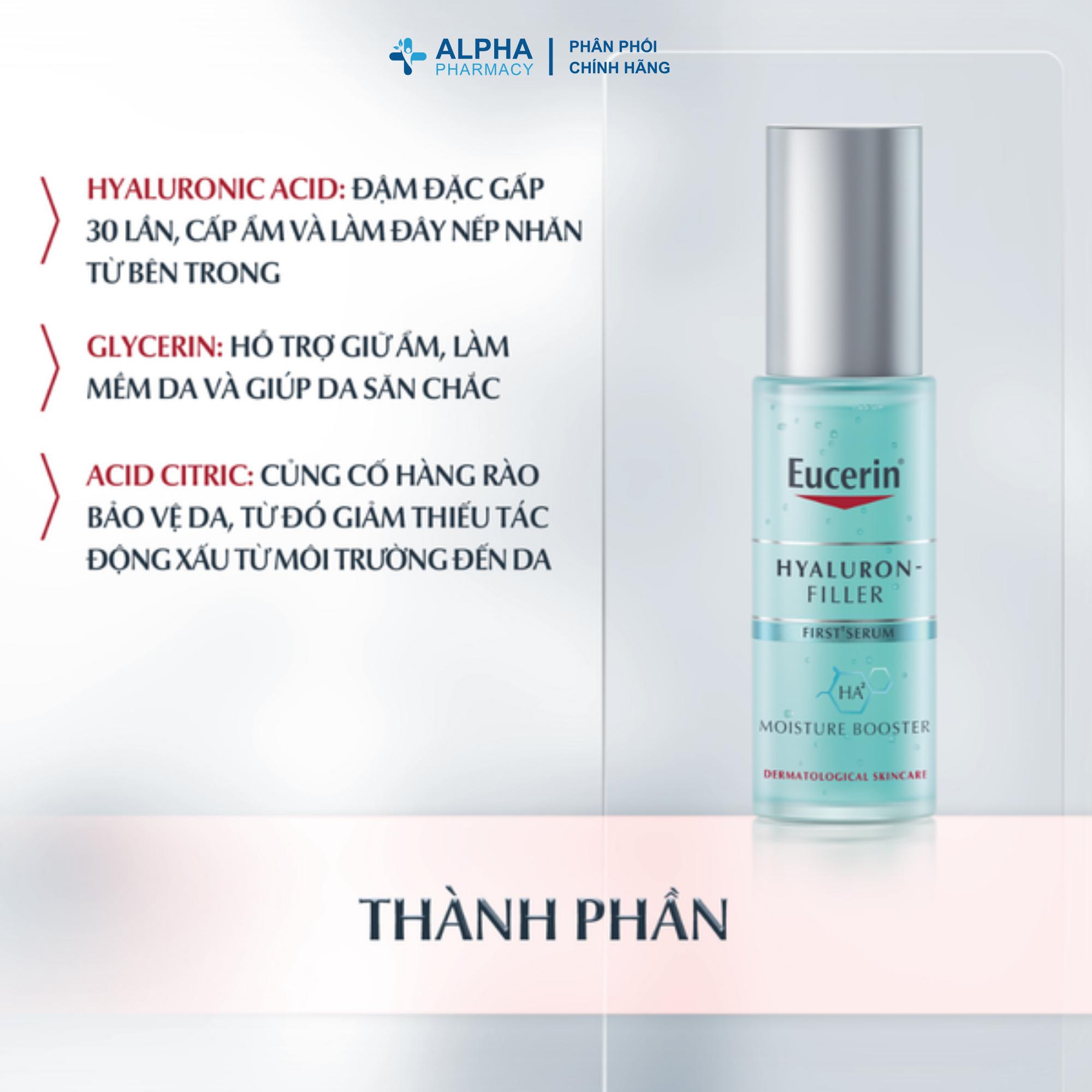 Tinh Chất Eucerin Hyaluron 3X+ Filler Moisture Booster Giúp Cấp Ẩm Và Ngăn Ngừa Lão Hoá - 30ml - Image 5