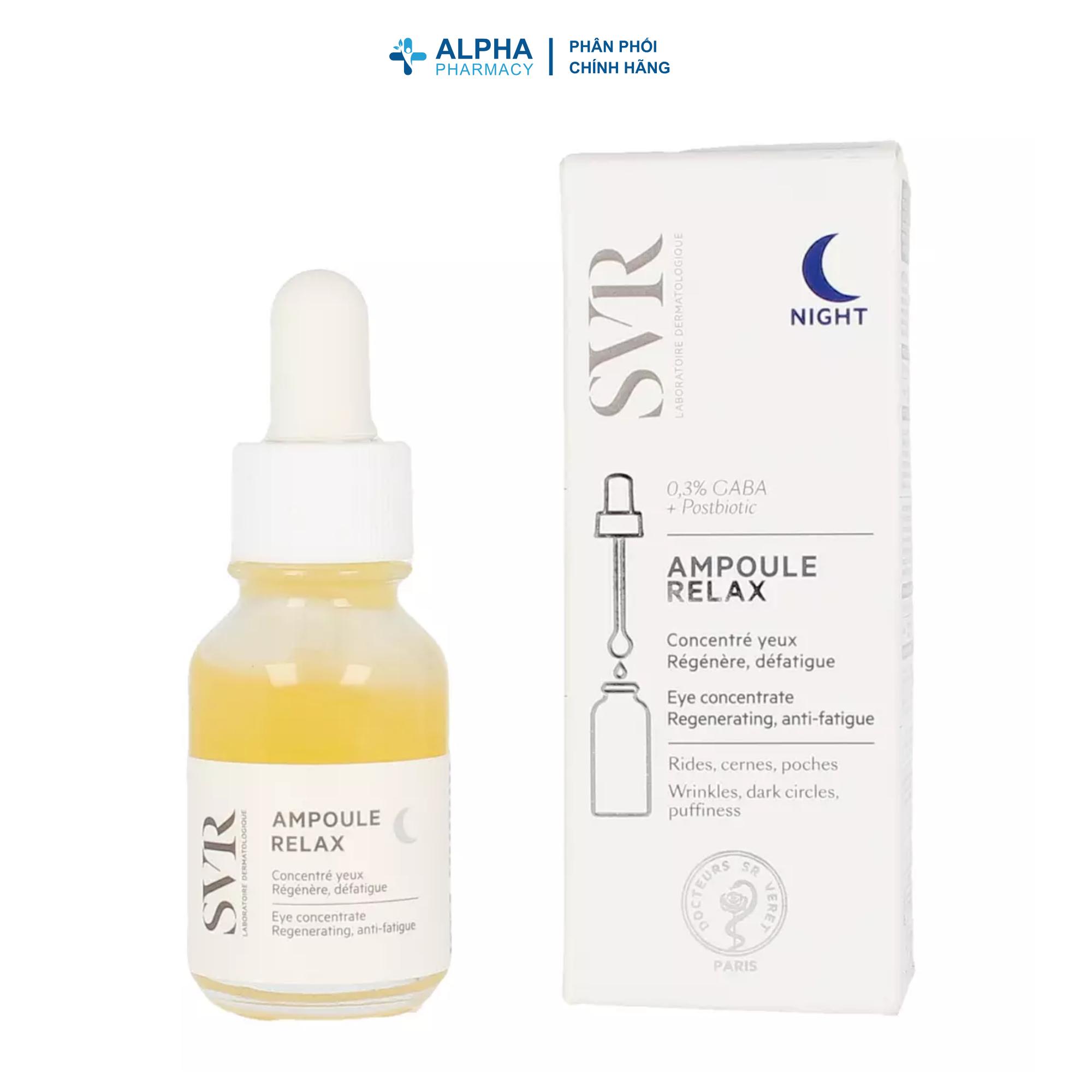 Tinh Chất Dưỡng Mắt SVR Ampoule Relax Mờ Quầng Thâm & Giảm Bọng Mắt – 15ml - Image 2