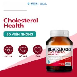 Alternative view of Viên Uống Cholesterol Health Blackmores Hỗ Trợ Giảm Cholesterol Máu & Giảm Nguy Cơ Bệnh Tim Mạch - Lọ 60 Viên