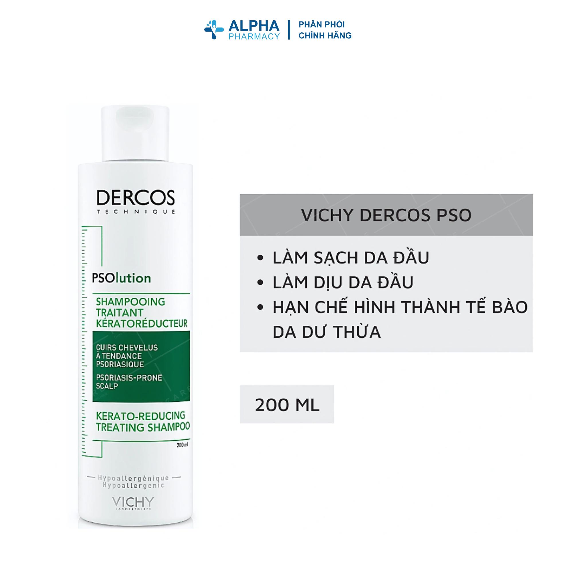 Dầu Gội Vichy Dercos Technique Psolution Shampoo Giảm Triệu Chứng Vảy Nến & Bong Tróc Da Đầu – 200ml - Image 3