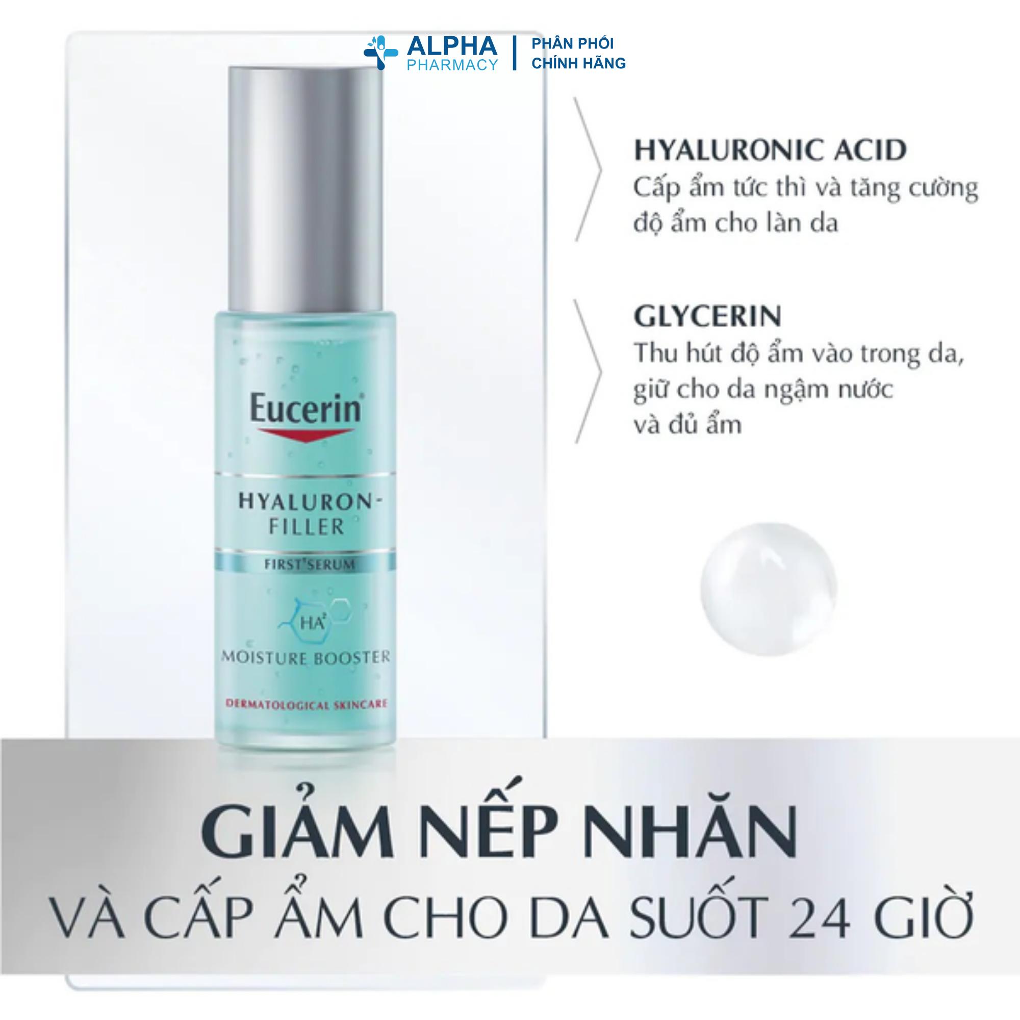 Tinh Chất Eucerin Hyaluron 3X+ Filler Moisture Booster Giúp Cấp Ẩm Và Ngăn Ngừa Lão Hoá - 30ml - Image 4