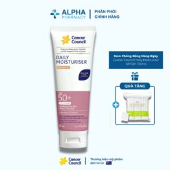 Kem Chống Nắng Hàng Ngày Cancer Council Daily Moisturiser SPF50+ - 75ml