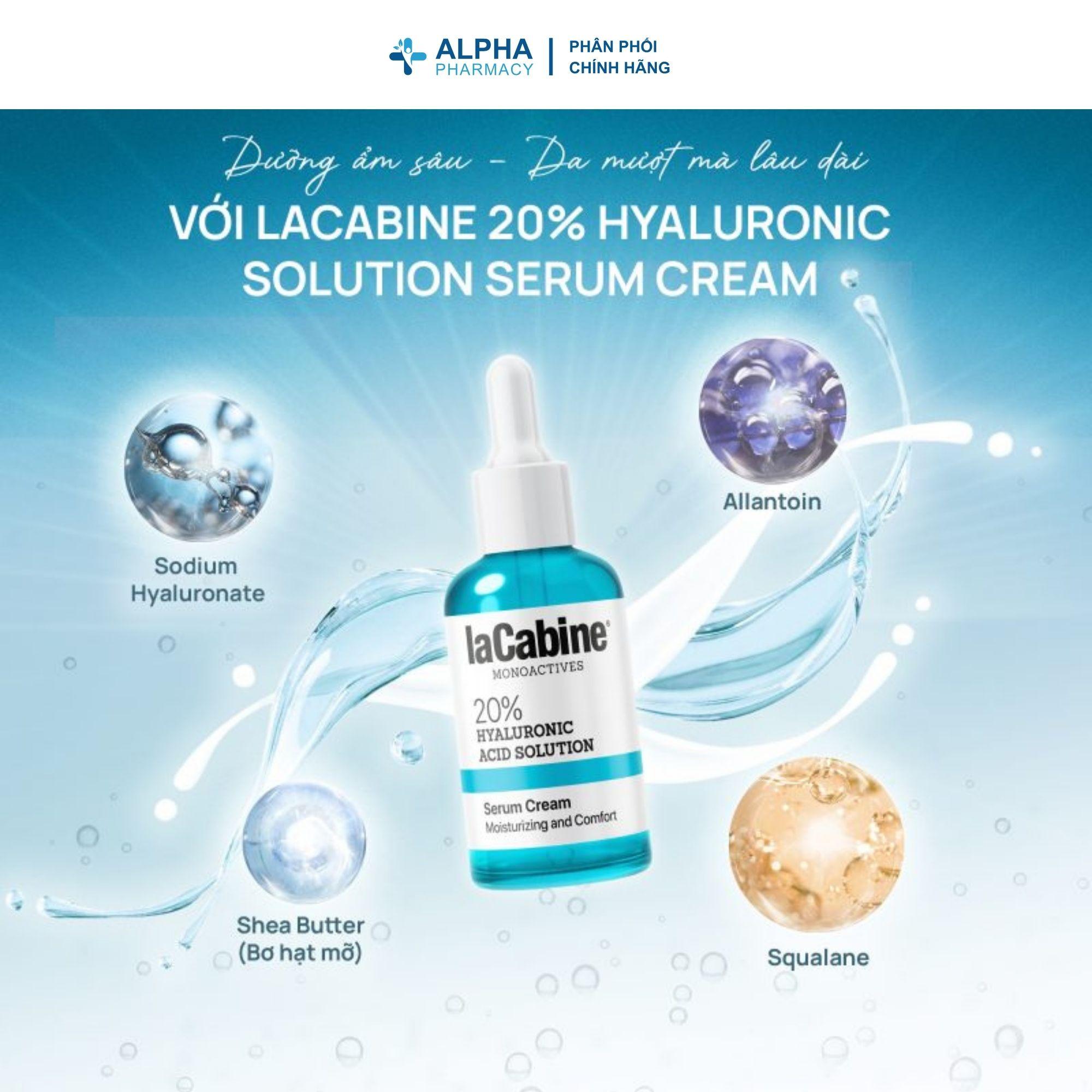 Tinh Chất LaCabine 20% Hyaluronic Acid Solution Dưỡng Ẩm Sâu, Ngăn Ngừa Khô Da – 30ml - Image 4