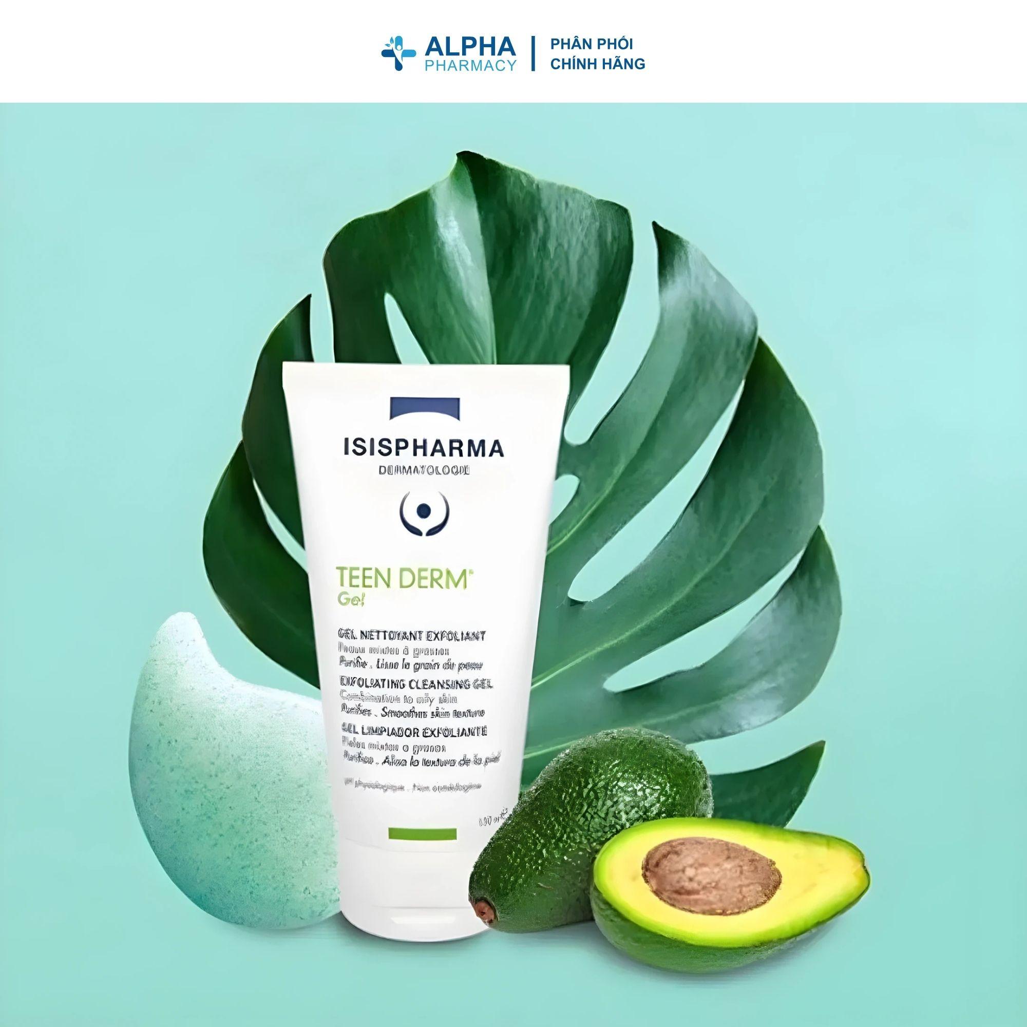 Gel Rửa Mặt Isis Pharma Teen Derm Gel Face Cleanser Giảm Nhờn Ngừa Mụn Cho Da Thường - 40ml/100ml - Image 4