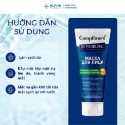 Alternative view of Mặt Nạ Compliment No Problem AHAs & Đất Sét Xanh Giảm Bã Nhờn - 80ml