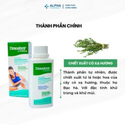 Alternative view of Phấn Khử Mùi Timodore Deodorant Powder Cho Chân Và Giày – 75g