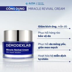 Alternative view of Kem phục hồi da nổi mao mạch Demodexlab Miracle Revival Cream