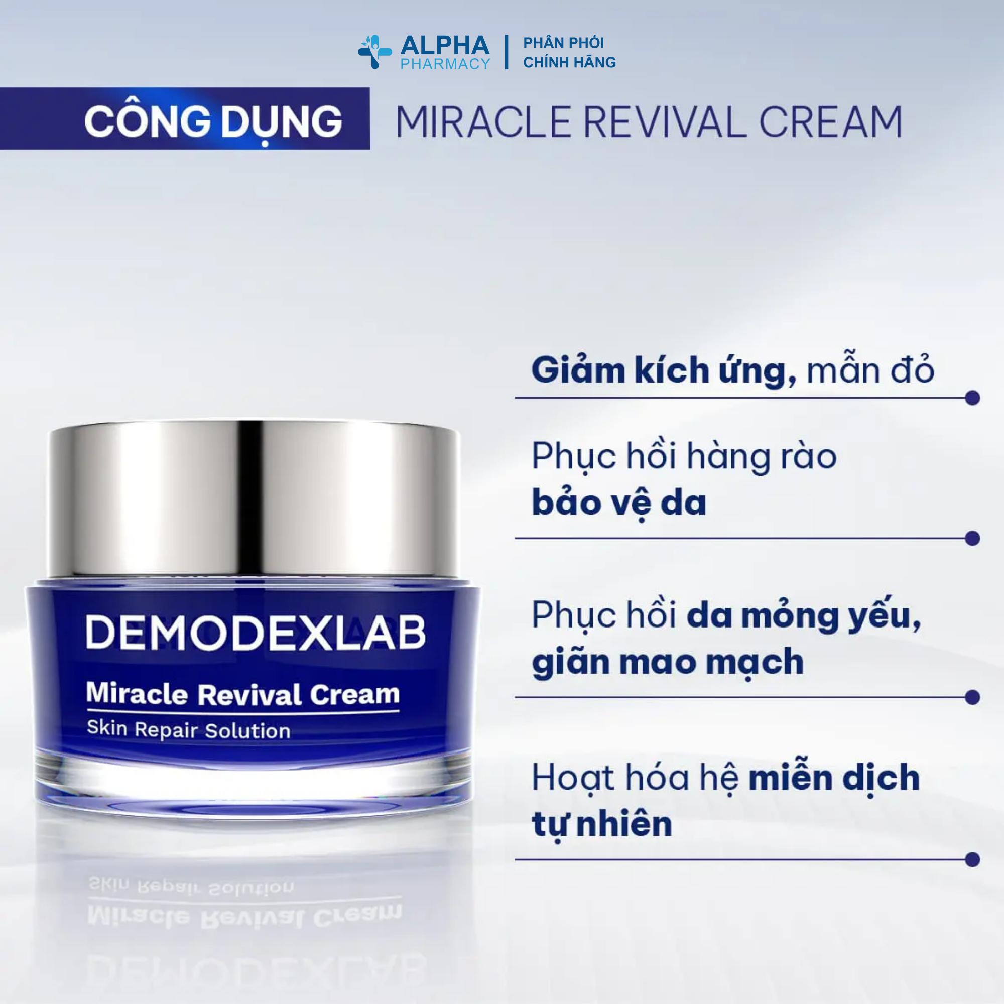 Kem phục hồi da nổi mao mạch Demodexlab Miracle Revival Cream - Image 2
