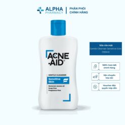 Sữa Rửa Mặt Acne-Aid Gentle Cleanser Sensitive Skin Làm Sạch Dịu Nhẹ, Giảm Kích Ứng – 100ml