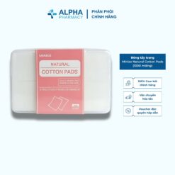 Bông Tẩy Trang Miniso Natural Cotton Pads 3 Lớp 1000 Miếng - Nội Địa Nhật