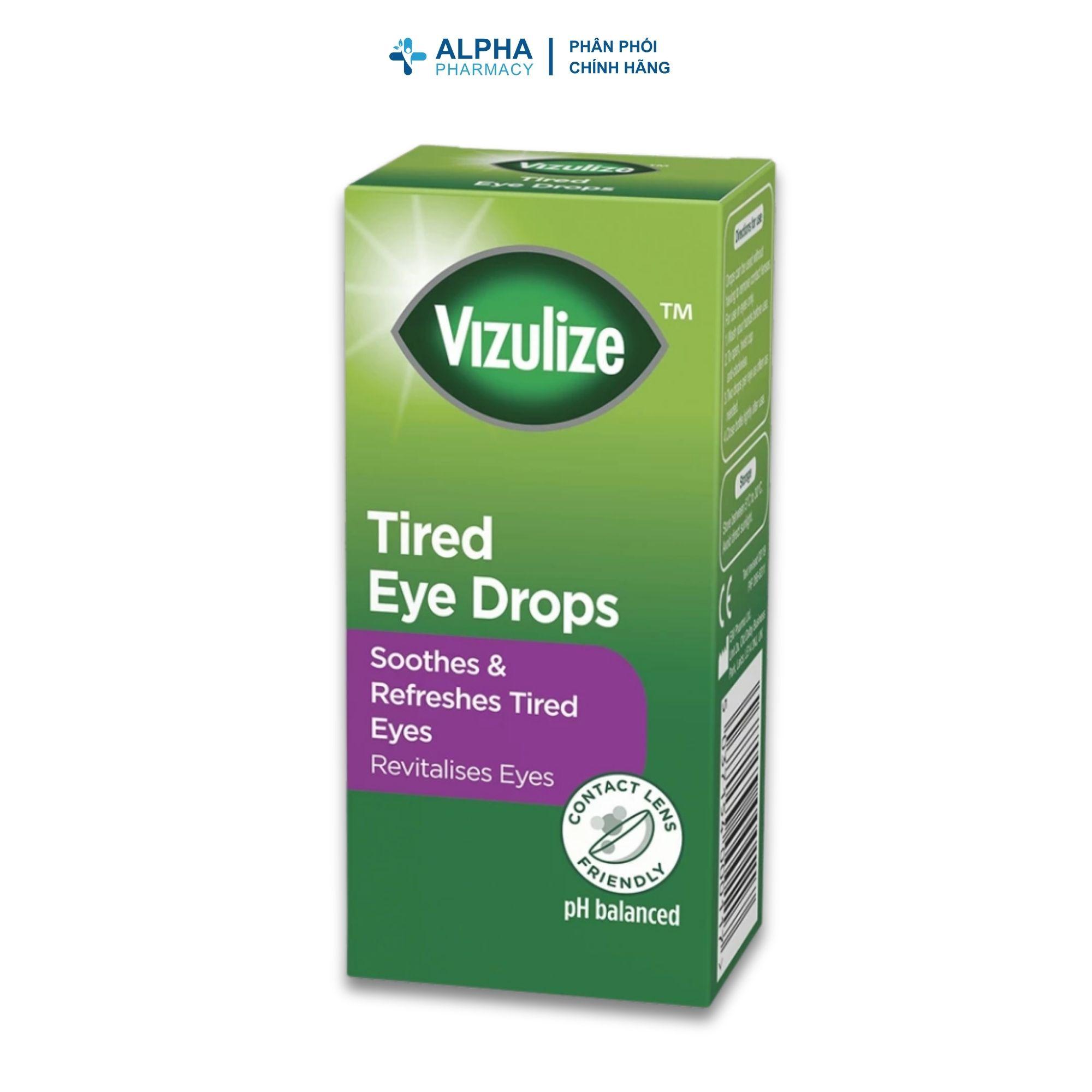Vizulize Tired Eyes Drops Làm Dịu Và Phục Hồi Mắt Căng Thẳng - 10ml - Image 3
