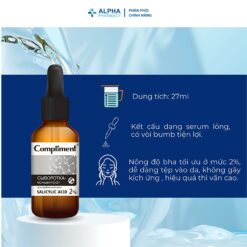 Alternative view of Serum Compliment No problem chứa BHA giúp hỗ trợ giảm mụn, phục hồi và làm đều màu da - 27ml