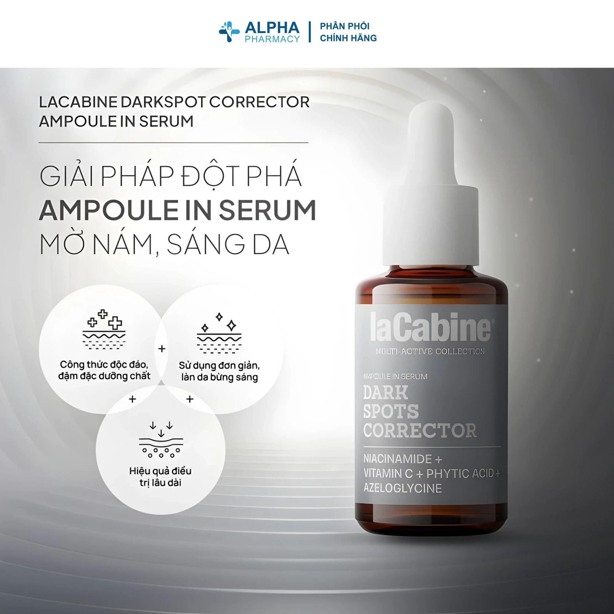 Tinh Chất LaCabine Anti Dark Spots Làm Mờ Thâm Nám, Sáng Đều Màu Da – 30ml - Image 4