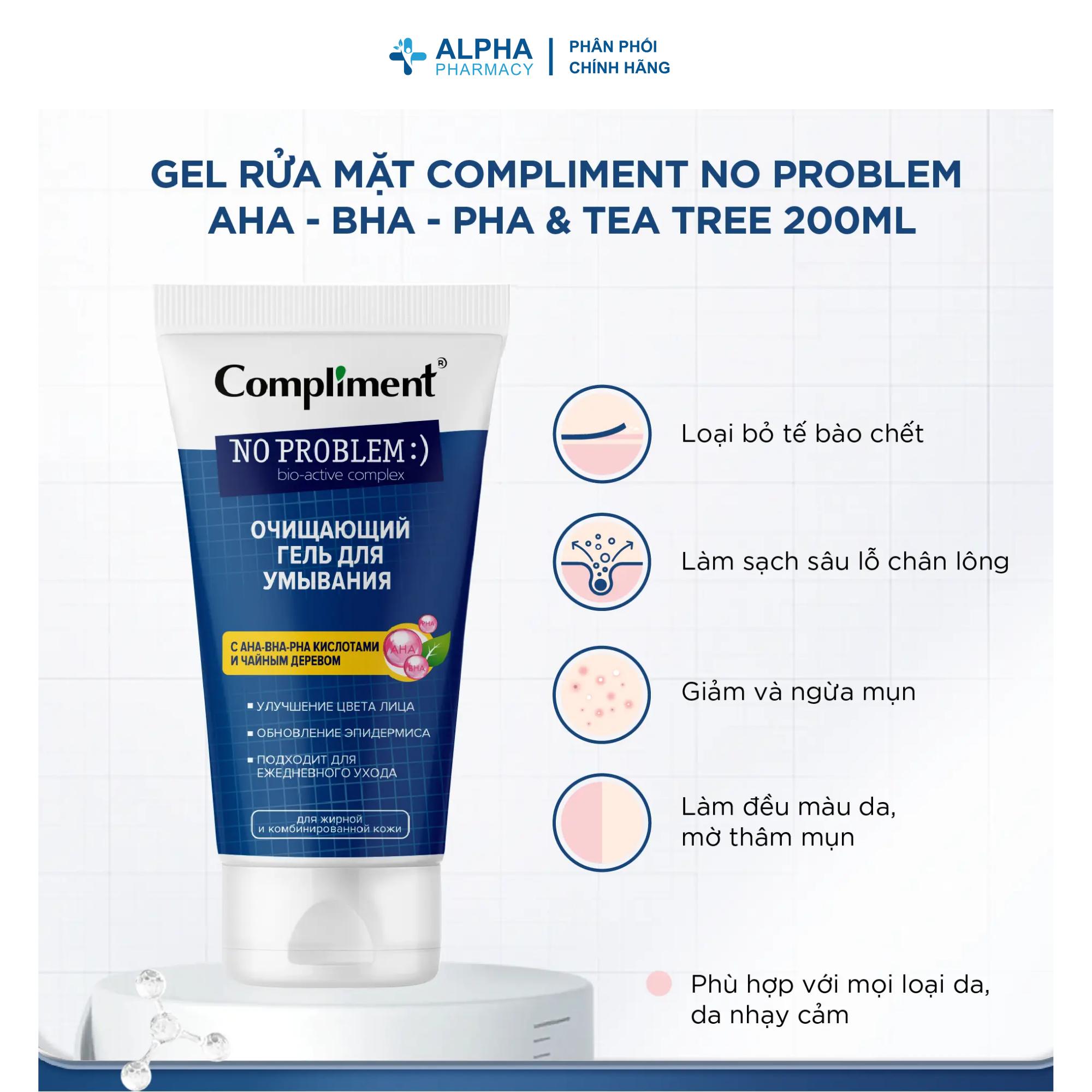 Gel Chấm Mụn Compliment SOS No Problem AHA BHA PHA - Tuýp 25ml - Image 3