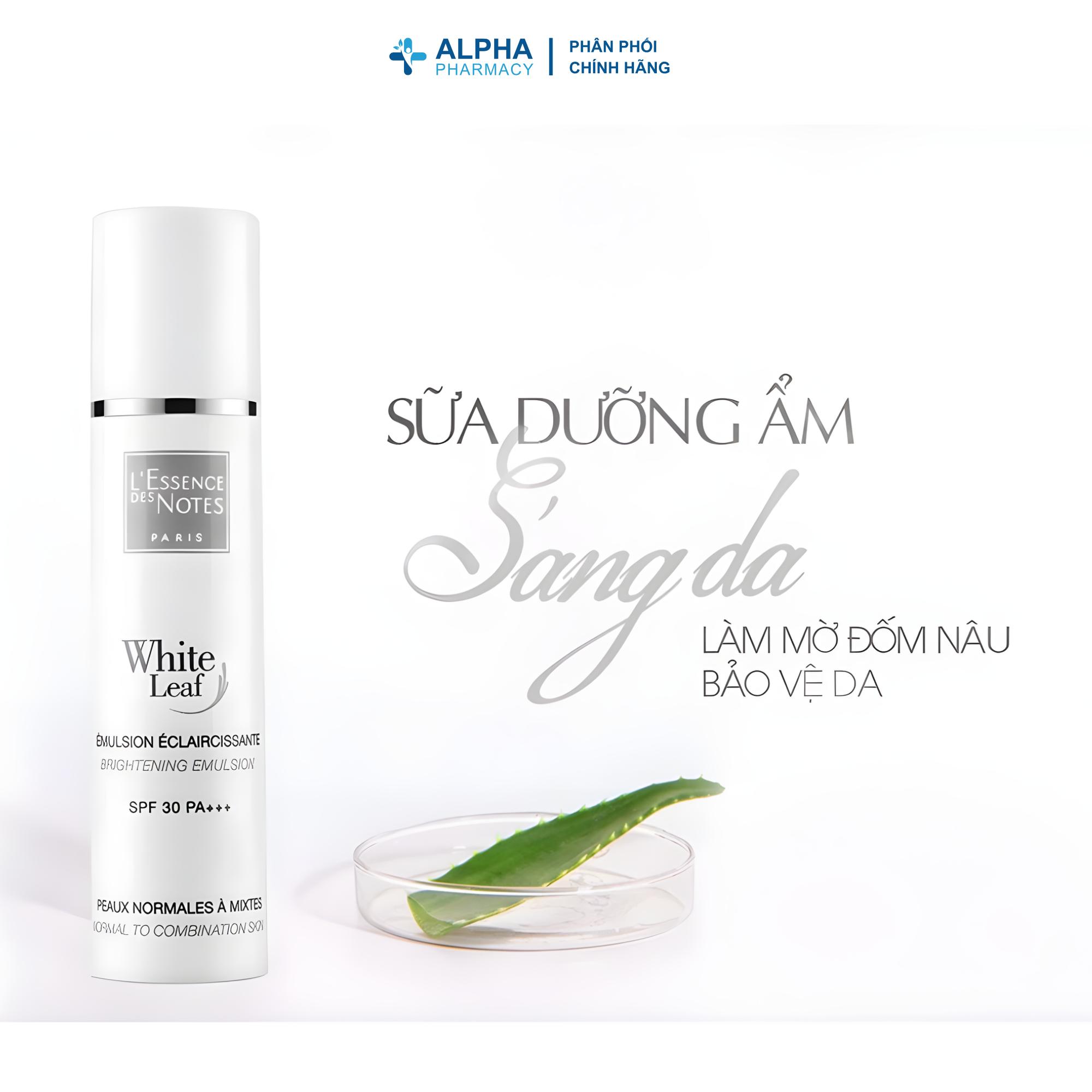 Sữa Dưỡng Sáng Da White Leaf Brightening Emulsion Dưỡng Da Mềm Mịn Tự Nhiên - 40ml - Image 4