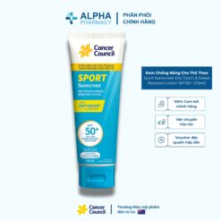 Alternative view of Kem Chống Nắng Cho Hoạt Động Thể Thao Cancer Council Sport Sunscreen Dry Touch & Sweat Resistant Lotion SPF50+ - 110ml