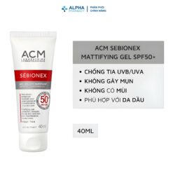 Alternative view of Kem Chống Nắng Cho Da Dầu Mụn ACM Sebionex Mattifying Sunscreen Gel SPF50+ - 40ml