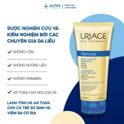 Alternative view of Sữa Rửa Mặt Dạng Gel-Oil Uriage Xémose Huile Lavante Apaisante Làm Sạch Cho Da Khô & Viêm Da Cơ Địa – 50ml/200ml/500ml