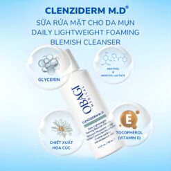 Alternative view of Sữa Rửa Mặt Obagi Medical Clenziderm M.D. Daily Lightweight Foaming Blemish Cleanser - 118ml