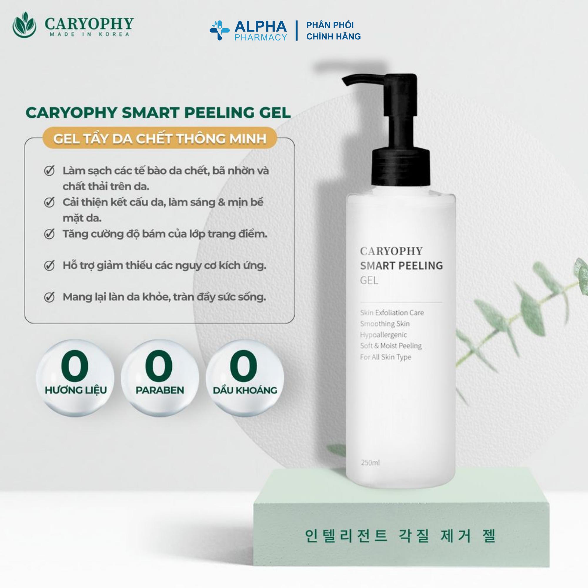 Gel Tẩy Tế Bào Chết Caryophy Smart Peeling Gel Ngăn Ngừa Mụn & Làm Sạch Da - 250ml - Image 4