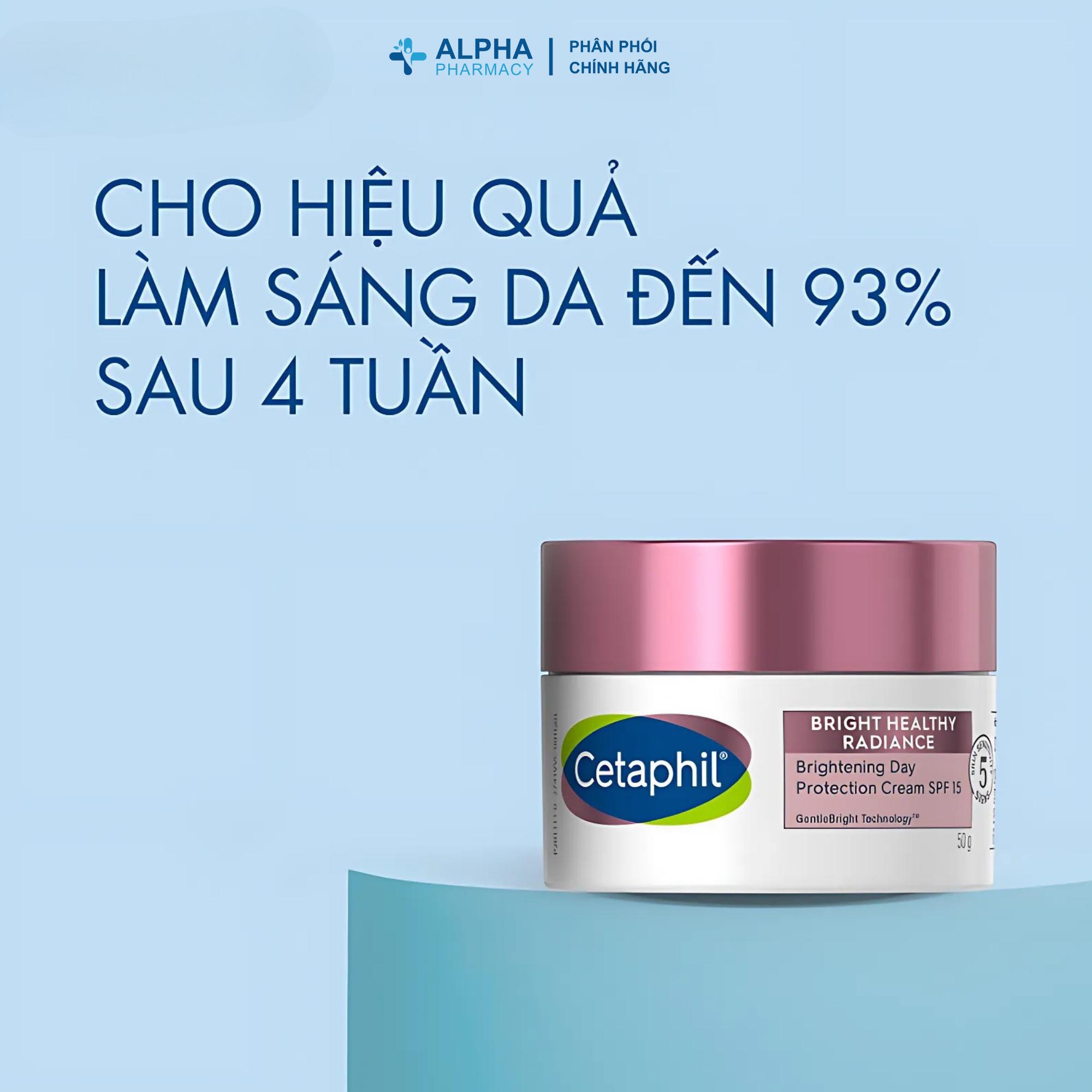 Kem Dưỡng Ban Ngày Cetaphil BHR Bright Healthy Radiance Day Protect Cream SPF15 Dưỡng Ẩm & Bảo Vệ Da - 50g - Image 3
