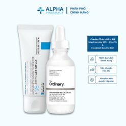 Combo Tinh Chất The Ordinary Niacinamide 10% + Zinc 1% (30ml) Và Cicaplast Baume B5+ (40ml)
