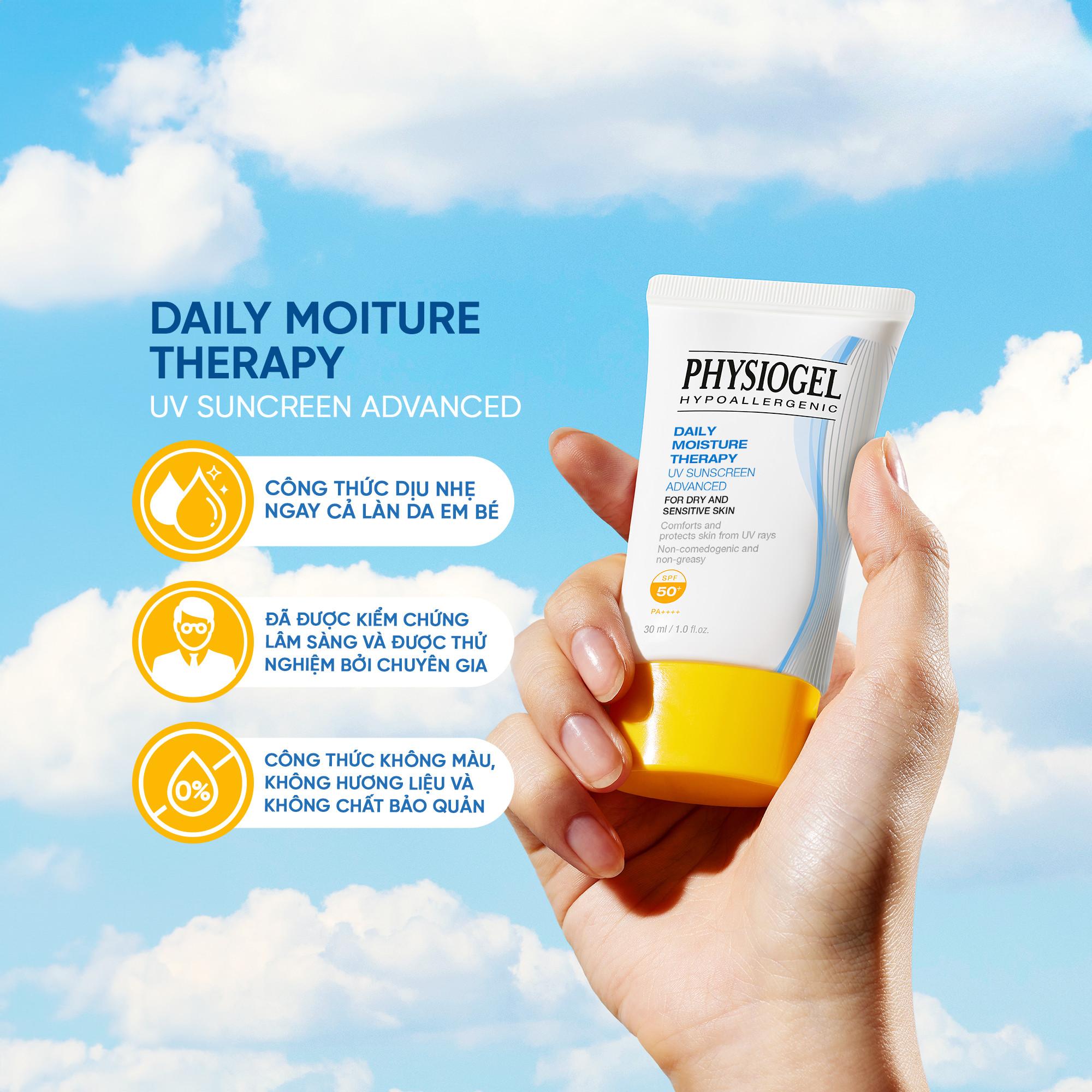 Kem Chống Nắng Physiogel DMT UV Sunscreen Bảo Vệ Da SPF 50+/PA++++ – 30ml - Image 3