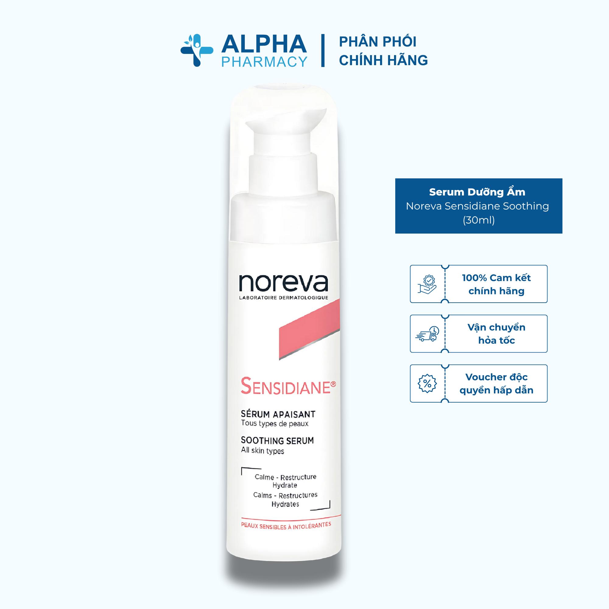 Serum Dưỡng Ẩm Noreva Sensidiane Soothing Cho Da Nhạy Cảm – 30ml