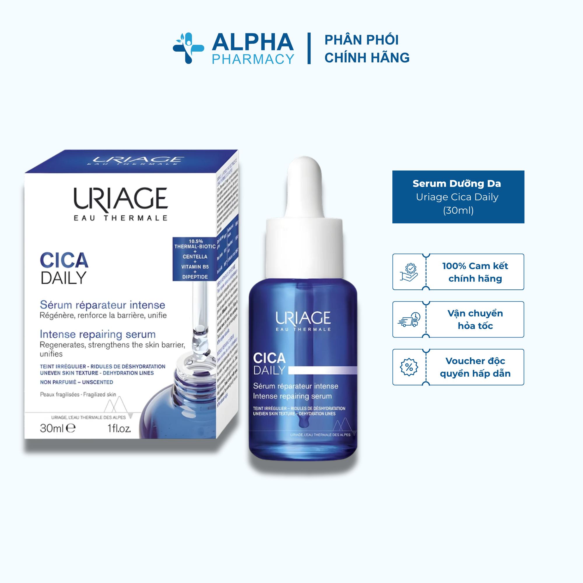 Serum Dưỡng Da Uriage Cica Daily Phục Hồi & Dưỡng Ẩm Hằng Ngày – 30ml