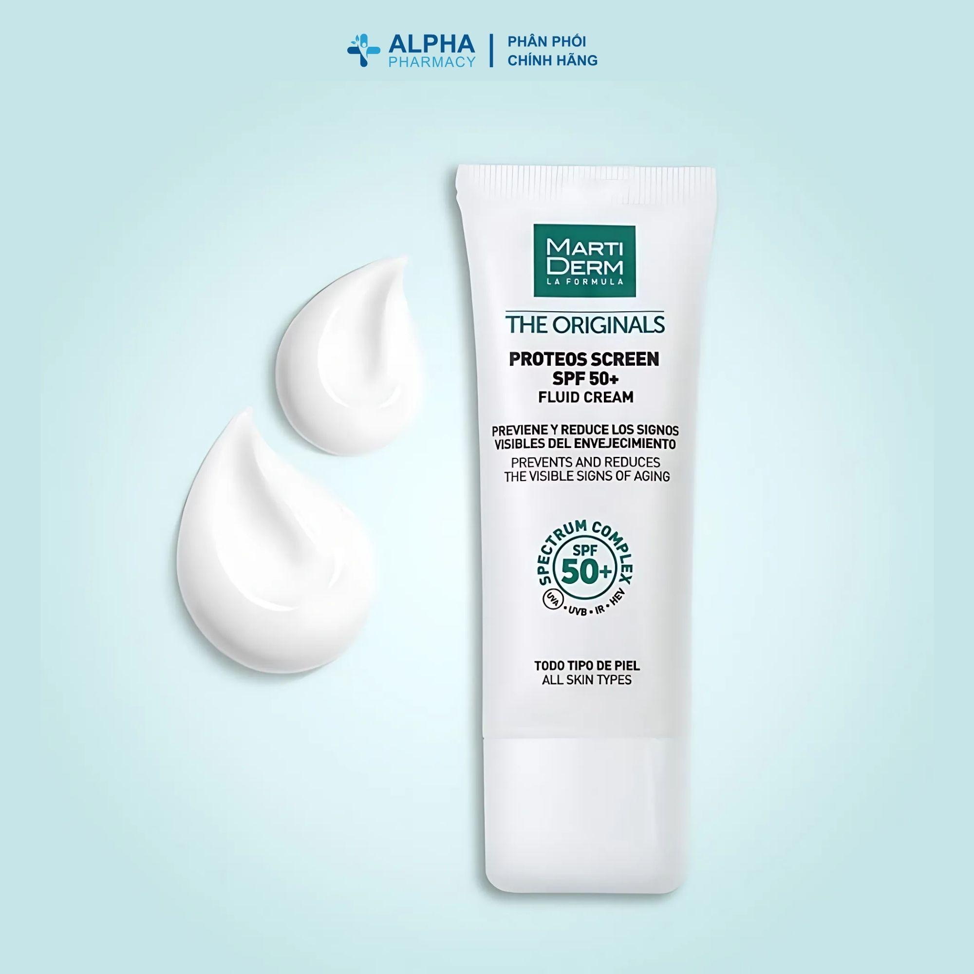 Kem Chống Nắng Phổ Rộng Ngừa Lão Hóa MartiDerm The Originals Proteos Screen SPF50+ – 40ml - Image 4