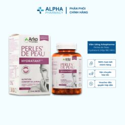 Viên Uống Dưỡng Ẩm & Đẹp Da Arkopharma Perles de Peau Hydratant – Hộp 180 Viên