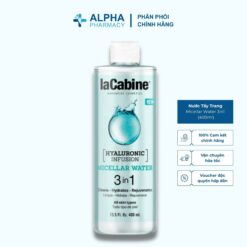 Nước Tẩy Trang LaCabine Micellar Water 3in1 Làm Sạch Sâu, Dịu Nhẹ Cho Mọi Loại Da – 400ml