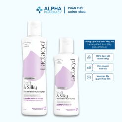 Dung Dịch Vệ Sinh Phụ Nữ Lactacyd Soft And Silky Dưỡng Ẩm & Mềm Mịn Da – 150ml/250ml