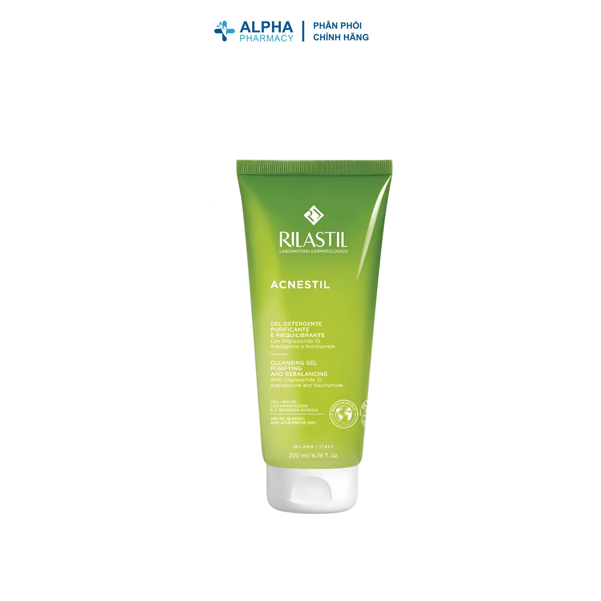 Sữa Rửa Mặt Rilastil Acnestil Dạng Gel Cho Da Mụn - 200ml/400ml - Image 4