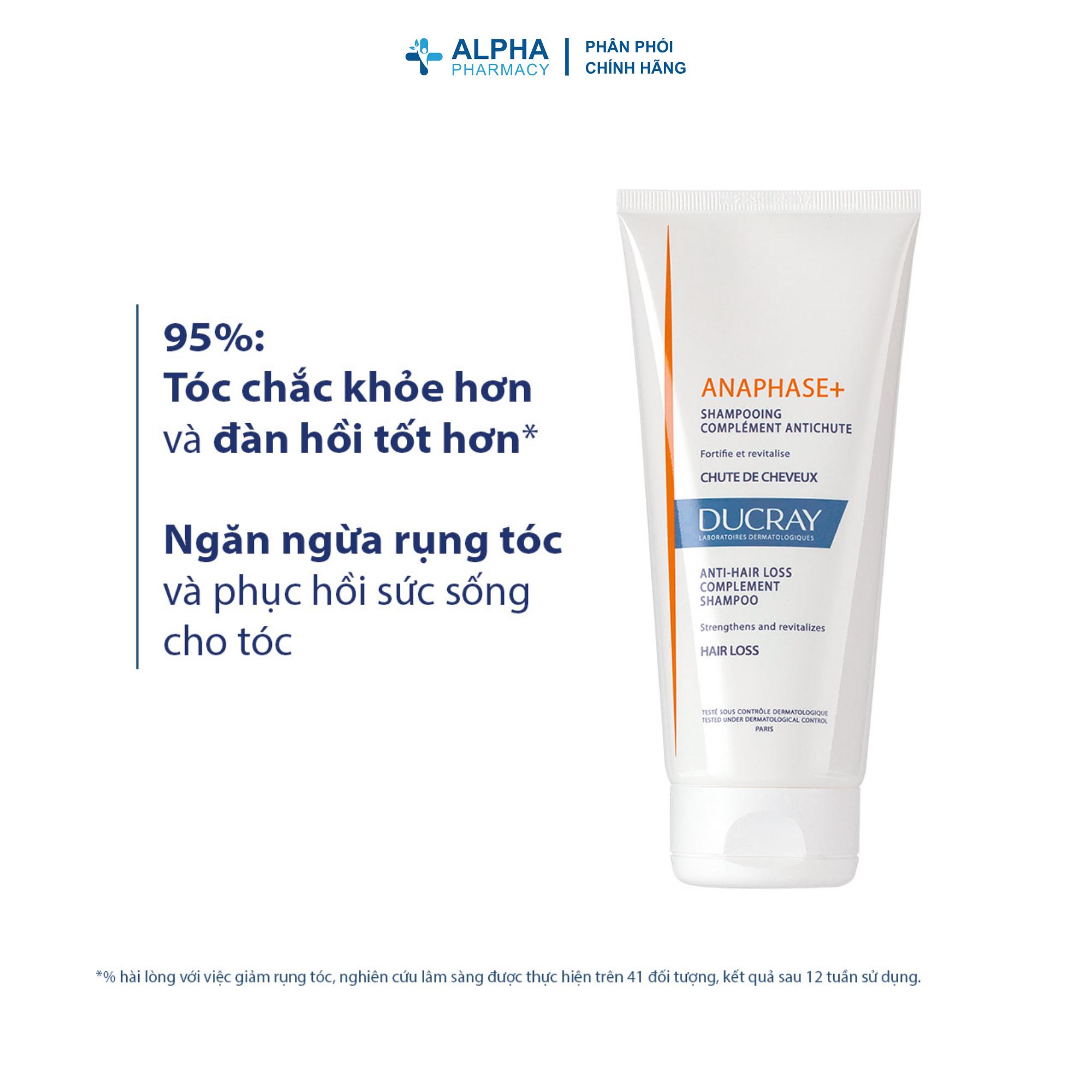 Dầu Gội Giảm Và Ngăn Ngừa Rụng Tóc Ducray Anaphase Shampoo - 200ml - Image 3