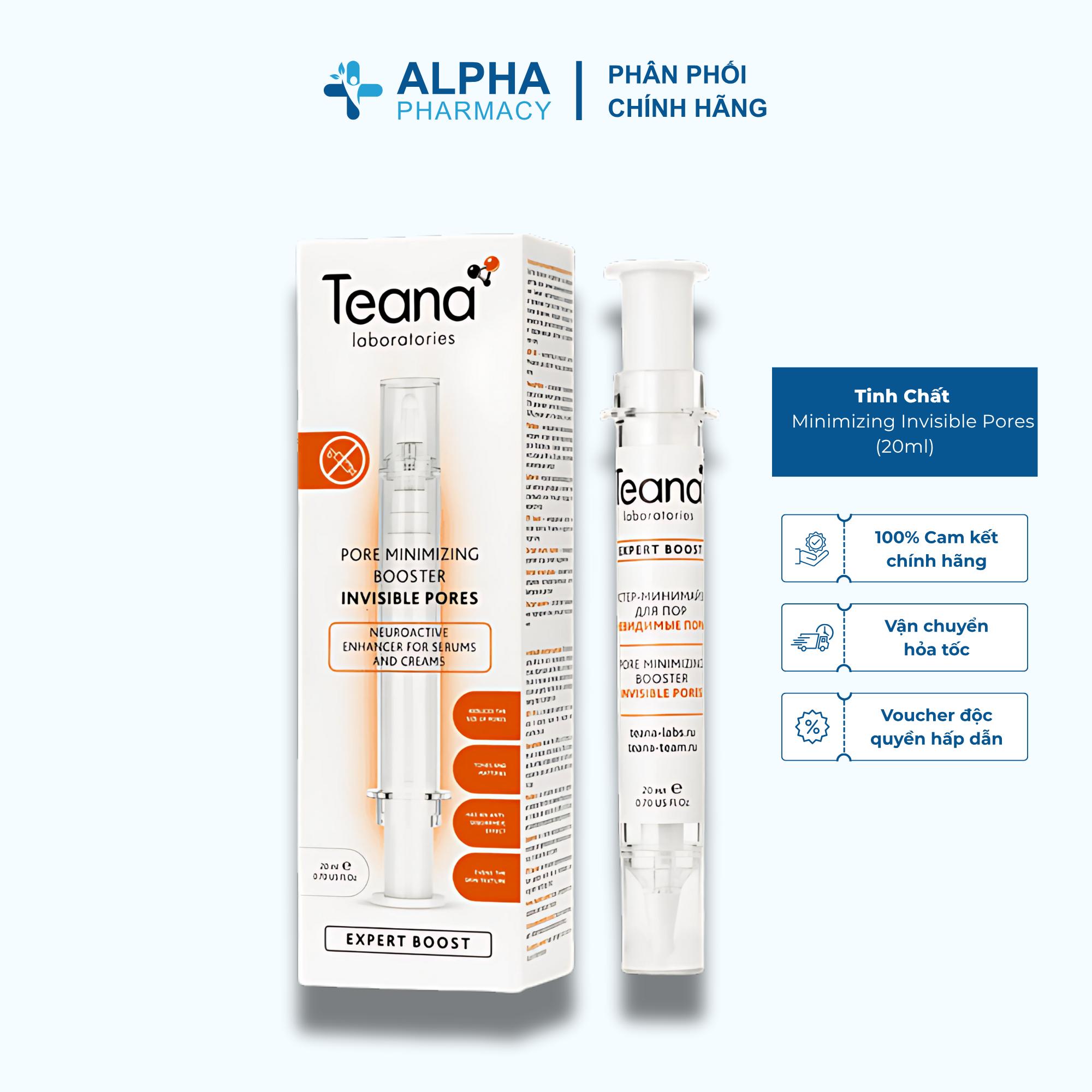 Tinh Chất Tăng Cường Teana Booster Pore Minimizing Se Khít Lỗ Chân Lông, Cải Thiện Da Rõ Rệt - 20ml
