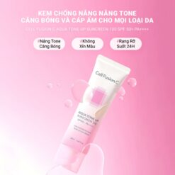 Alternative view of Kem Chống Nắng Cell Fusion C Aqua Tone Up Sunscreen 100 SPF50+/PA++++ – 50ml (Hồng)